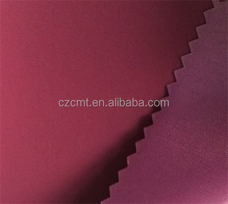 350-500gm Plain Style Polyester Microfiber Fabric με υποστήριξη PVC αφρού
