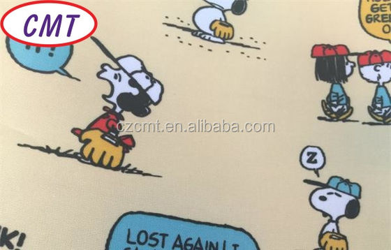 Επιλέξτε από μια ποικιλία από πλάτους 58/60 ιντσών Εκτύπωση επικαλυμμένη με ύφασμα Snoopy Polyester